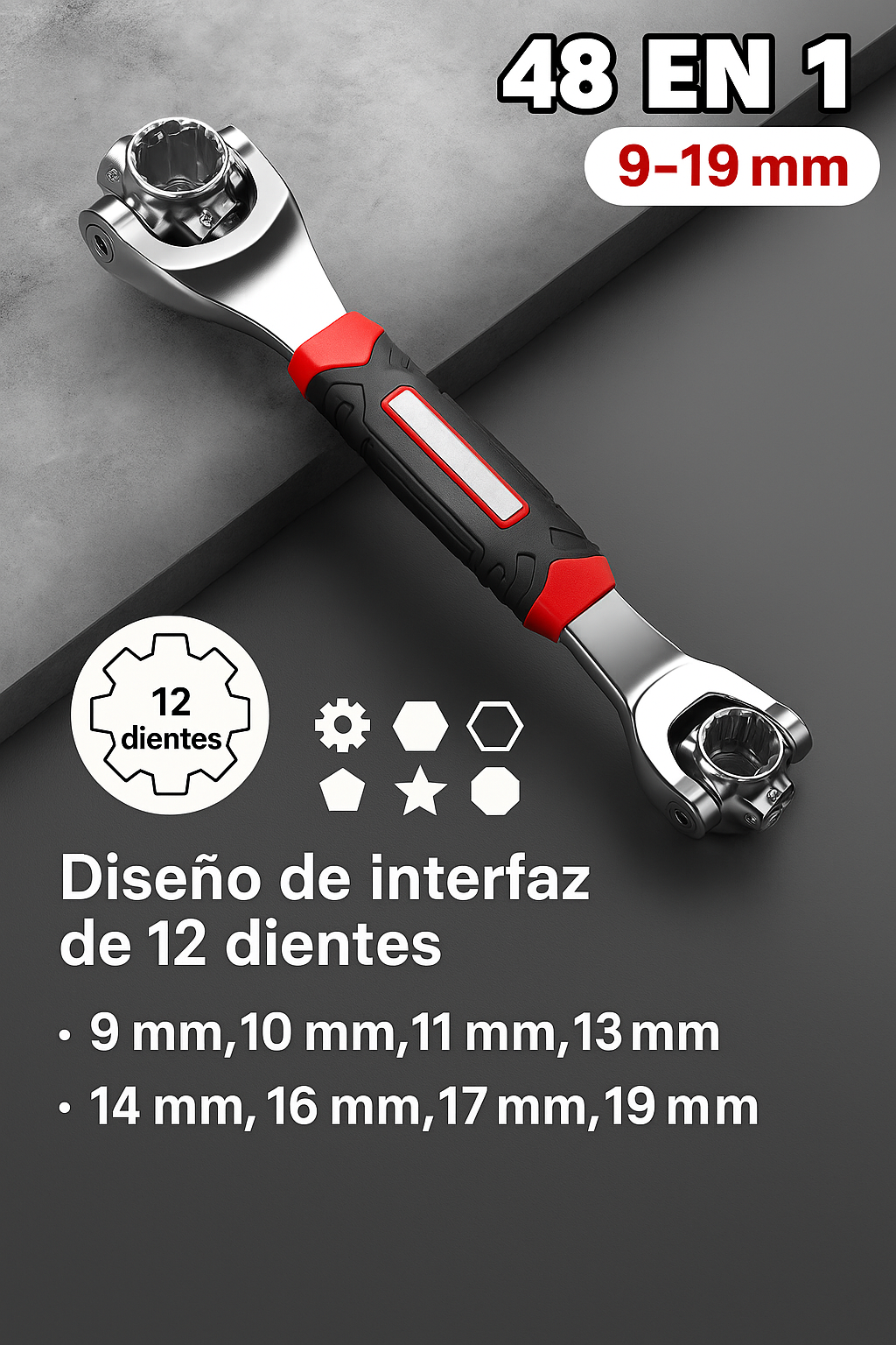 La Solución Ligera y Completa: 48 Herramientas en una Sola Llave
